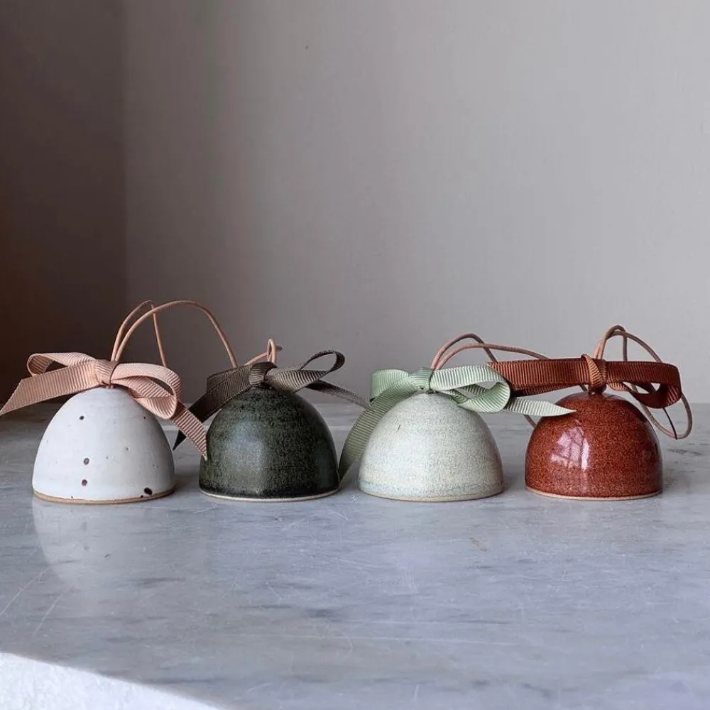 Julie Damhus Studio Juletræspynt|Julepynt>Juleklokke Mint