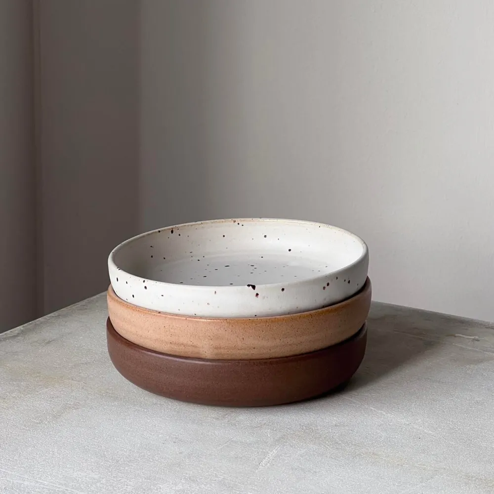 Julie Damhus Studio Skåle & Bakker|Keramik & Porcelæn>Oda Fad Lille Beige