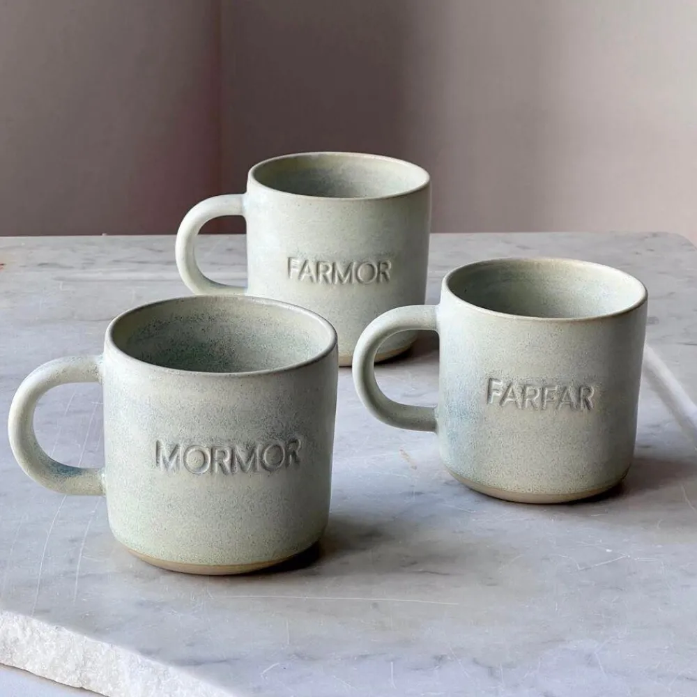 Julie Damhus Studio Keramik & Porcelæn>Oda Farmor Kop Mint