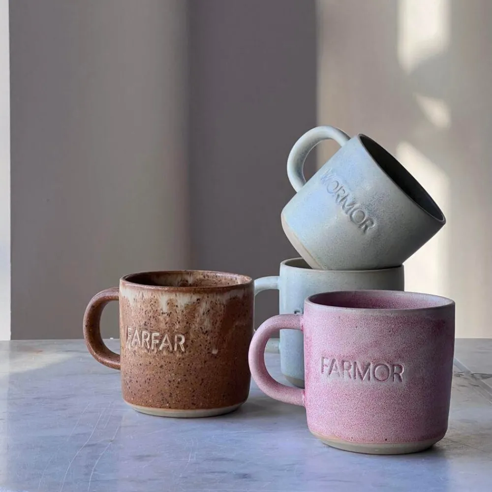 Julie Damhus Studio Keramik & Porcelæn>Oda Farmor Kop Mint