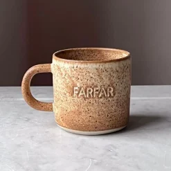 Julie Damhus Studio Keramik & Porcelæn>Oda Farfar Kop Brun