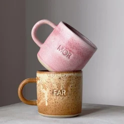 Julie Damhus Studio Keramik & Porcelæn>Oda Far Kop Brun
