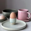 Julie Damhus Studio Keramik & Porcelæn>Oda Æggebæger Mint