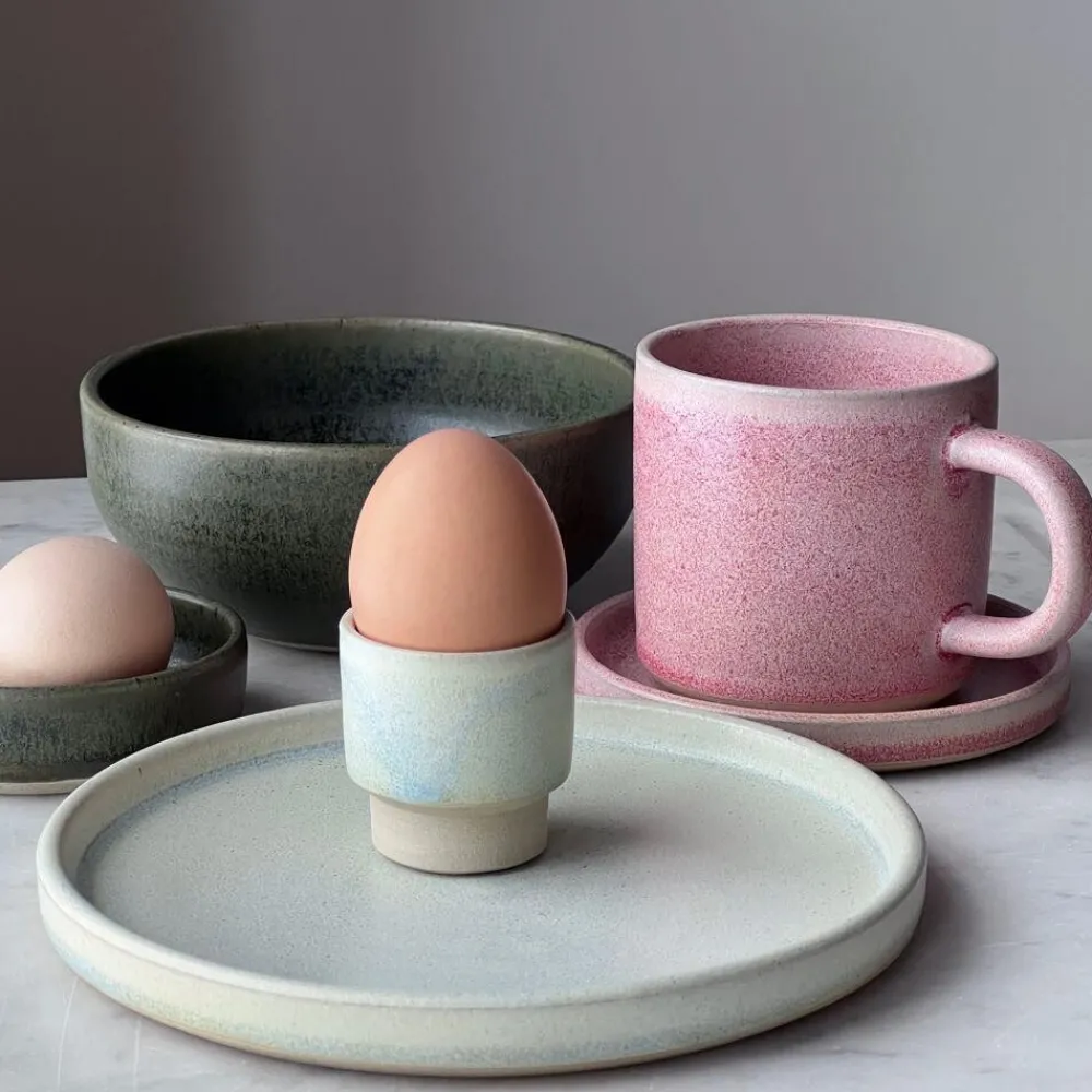 Julie Damhus Studio Keramik & Porcelæn>Oda Æggebæger Mint