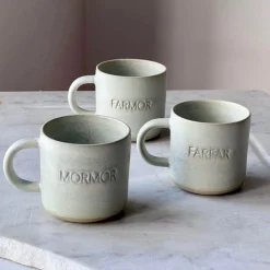 Julie Damhus Studio Keramik & Porcelæn>Oda Mormor Kop Mint