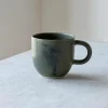 Julie Damhus Studio Keramik & Porcelæn>Oda Rund Kop Med Hank Grøn