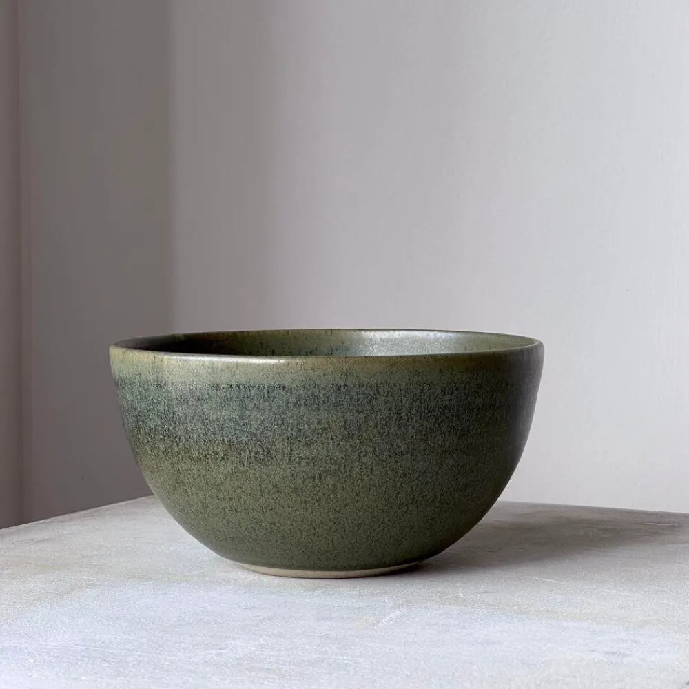 Julie Damhus Studio Køkken|Keramik & Porcelæn>Oda Skål Mellem Grøn