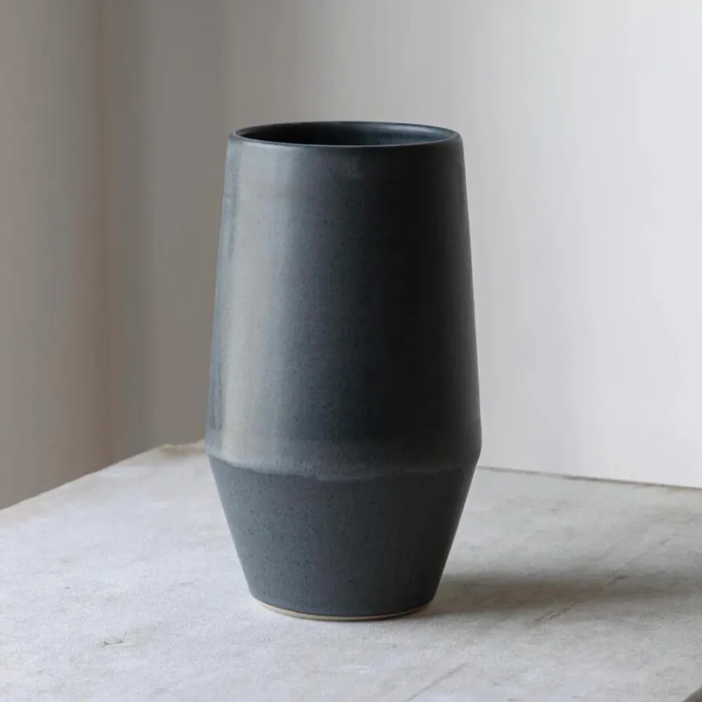 Julie Damhus Studio Vaser|Keramik & Porcelæn>Oda Vase Blå Stor