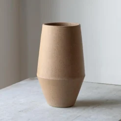 Julie Damhus Studio Vaser|Keramik & Porcelæn>Oda Vase Beige Stor