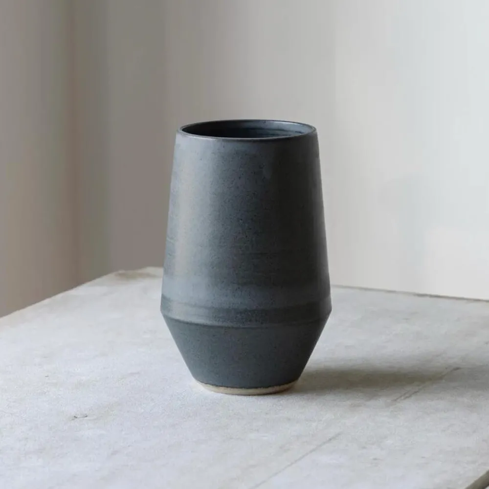 Julie Damhus Studio Vaser|Keramik & Porcelæn>Oda Vase Blå Mellem