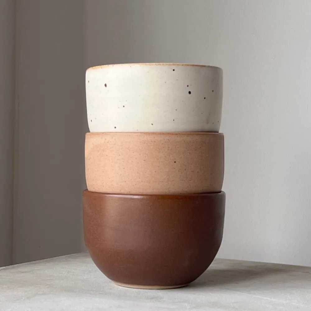 Julie Damhus Studio Skåle & Bakker|Køkken>Oktober Skål Mellem Latte