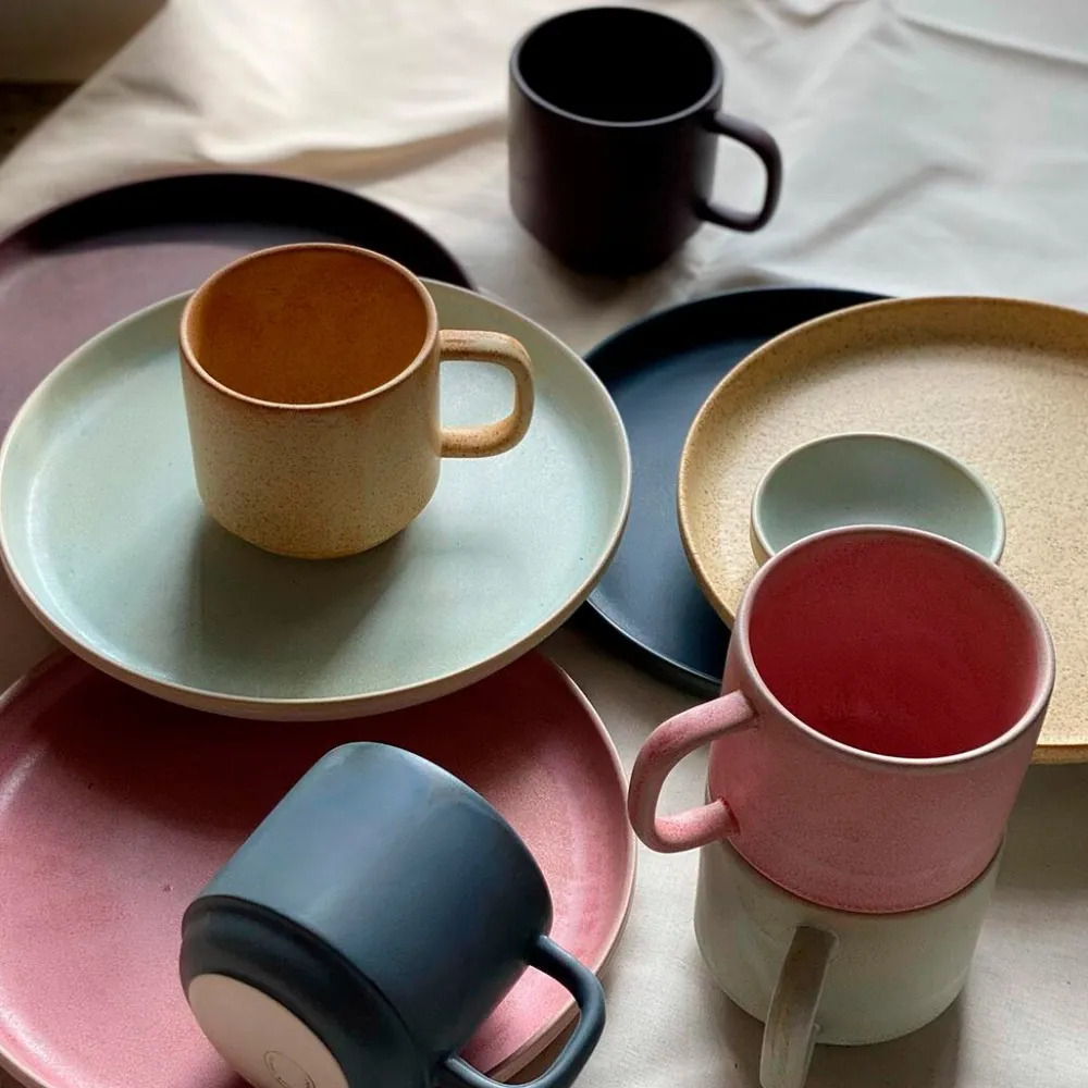 Julie Damhus Studio Køkken|Keramik & Porcelæn>Toto Tallerken Mellem Blå