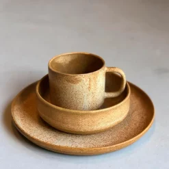 Julie Damhus Studio Køkken|Keramik & Porcelæn>Toto Tallerken Mellem Brun