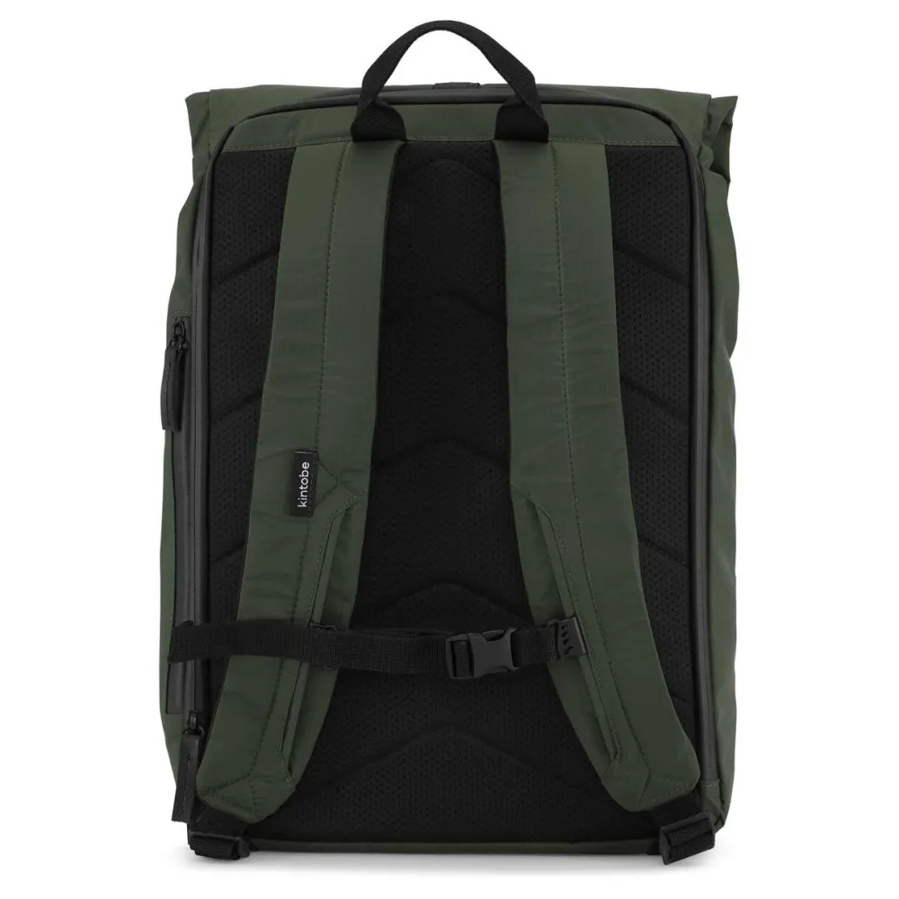 Dame Kintobe Accessories|Accessories>ALVA Roll-Top Bag Dark Green