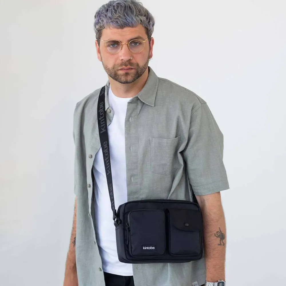 Dame Kintobe Accessories|Accessories>MILES Crossbody Bag Jet Black