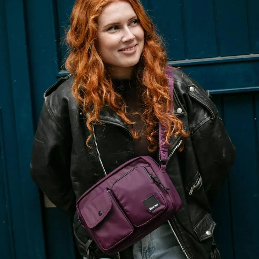 Dame Kintobe Accessories|Accessories>MILES Crossbody Deep Aubergine