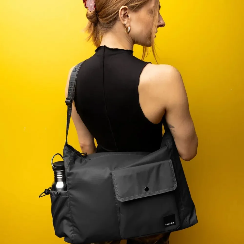 Dame Kintobe Accessories|Accessories>MILO Crossbody Bag Jet Black