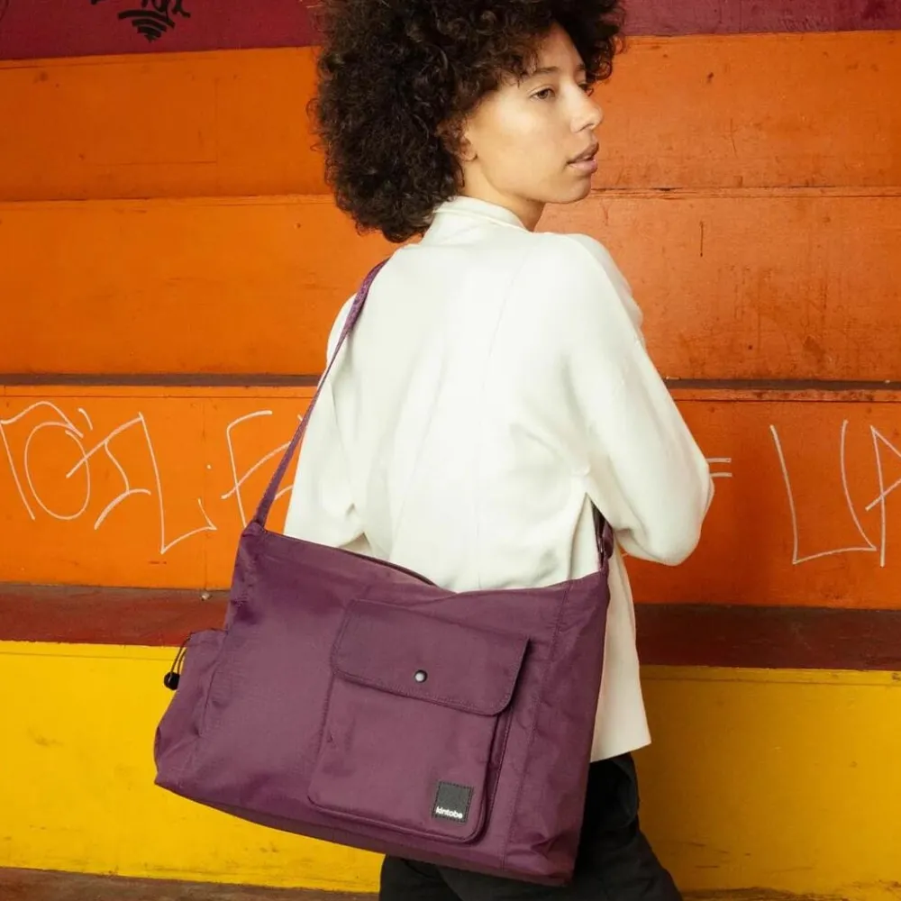 Dame Kintobe Accessories|Accessories>MILO Crossbody Bag Deep Aubergine