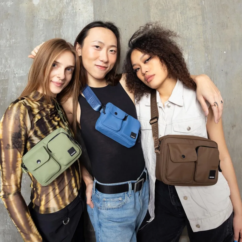 Dame Kintobe Accessories|Accessories>MINI MILES Crossbody Bag Storm Blue