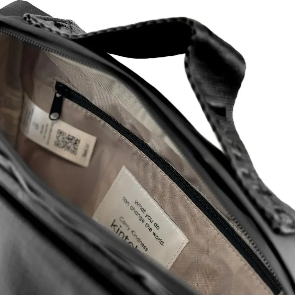 Dame Kintobe Accessories|Accessories>NOAH Messenger Bag Jet Black