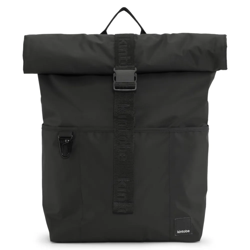 Dame Kintobe Accessories|Accessories>ROY Roll-Top Bag Jet Black