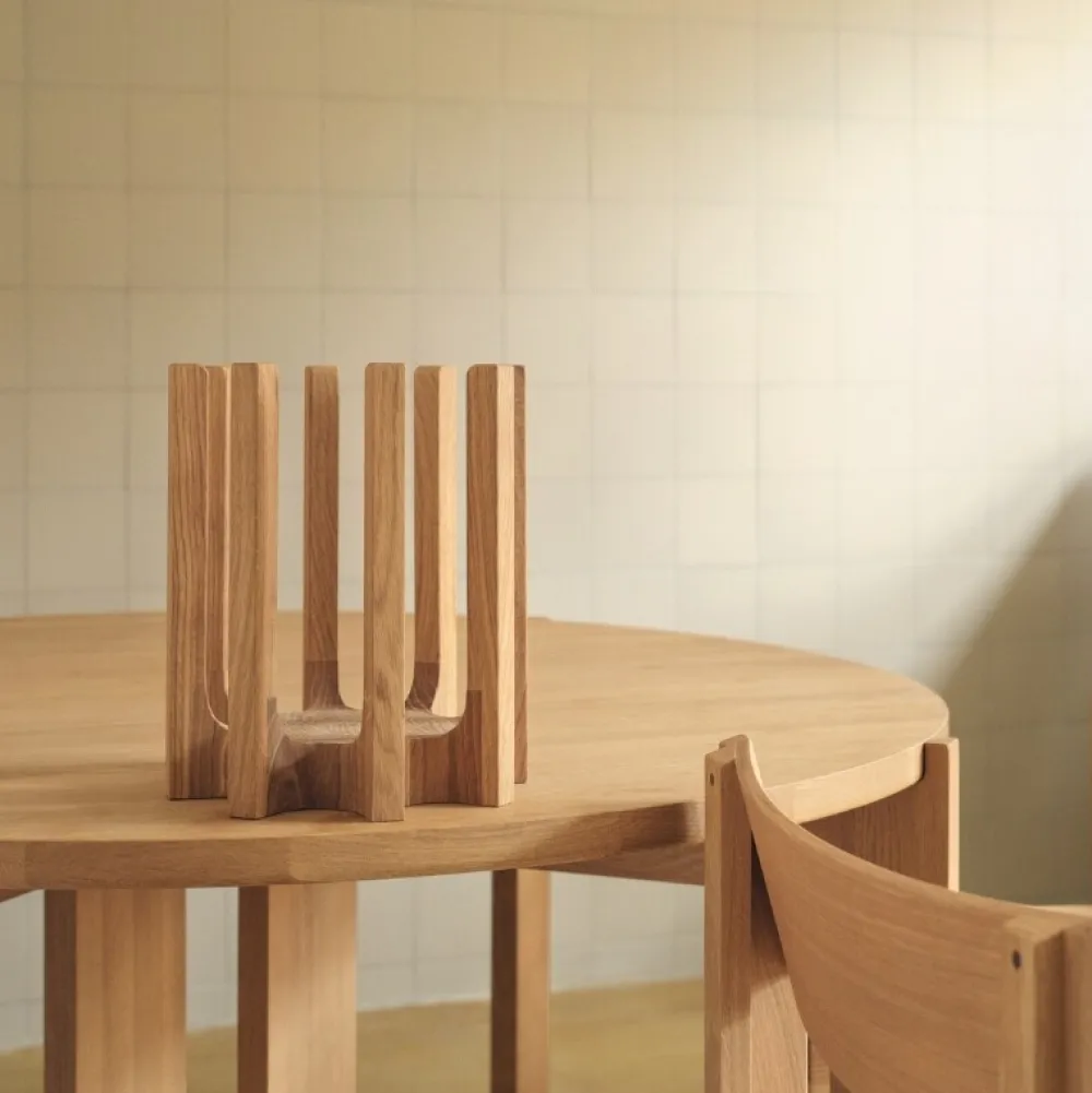 Kristina Dam Studio Andet Boligtilbehør>Column Bowl Warm Lacquered Oak