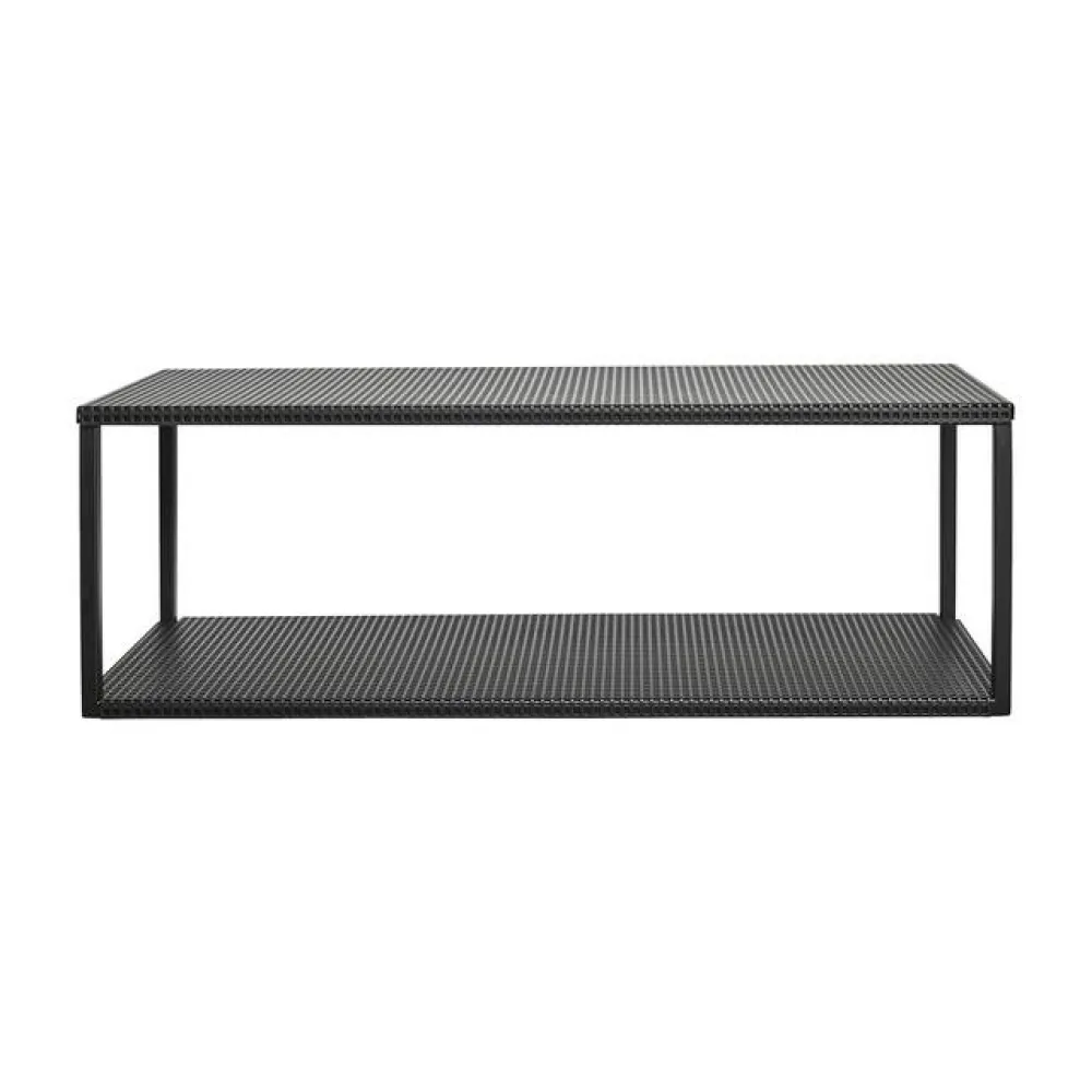 Kristina Dam Studio Entré>Grid Wall Shelf Black
