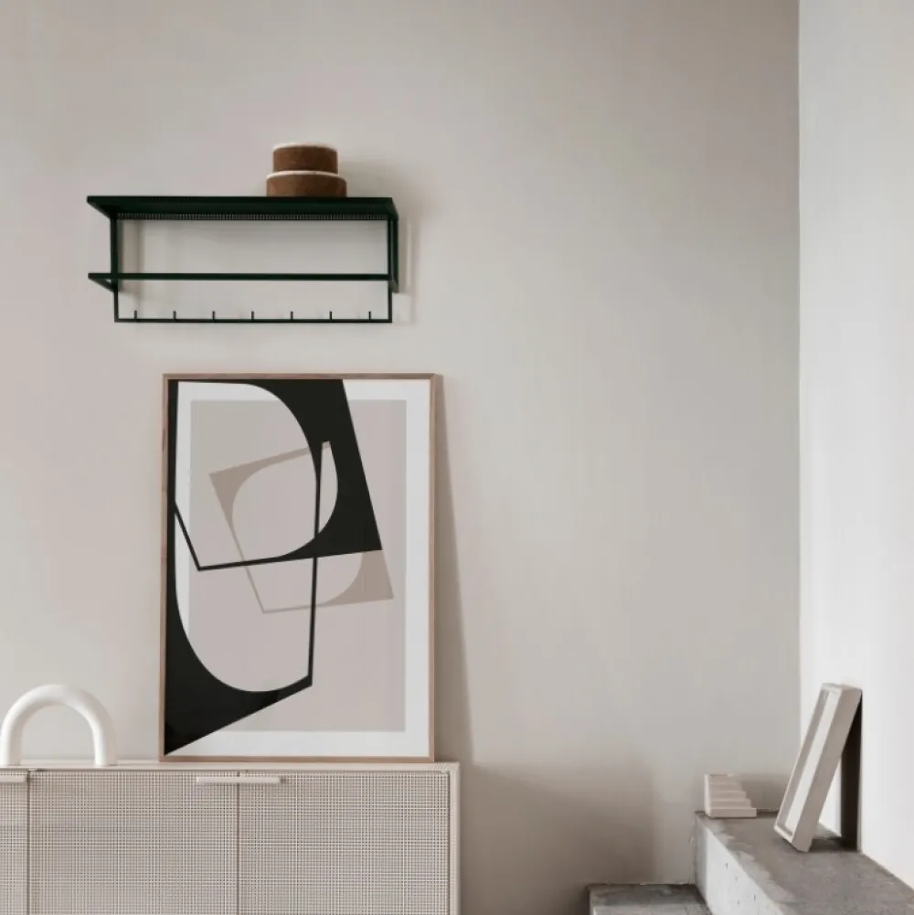 Kristina Dam Studio Entré>Grid Coat Hanger Black