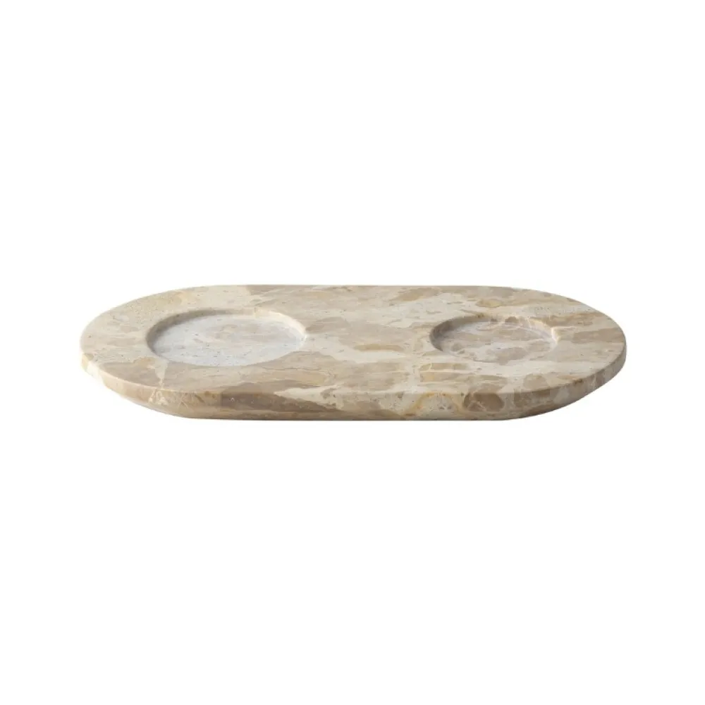 Kristina Dam Studio Skåle & Bakker|Køkken>Marble Bottle Tray