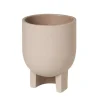 Kristina Dam Studio Andet Boligtilbehør|Vaser>Serene Flowerpot Small Sand