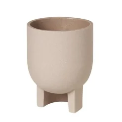 Kristina Dam Studio Andet Boligtilbehør|Vaser>Serene Flowerpot Small Sand