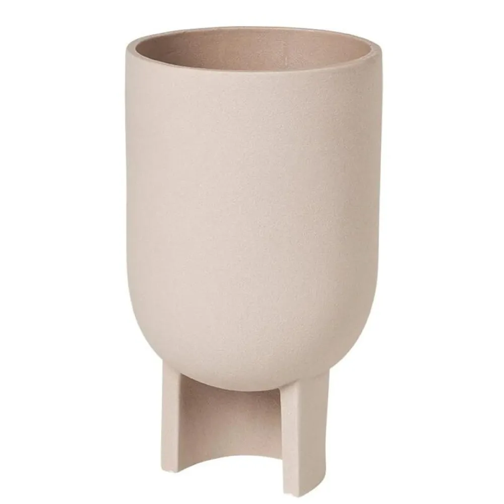 Kristina Dam Studio Andet Boligtilbehør|Vaser>Serene Flowerpot Medium Sand