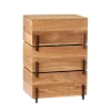 Kristina Dam Studio Reoler & Skabe>Stack Storage Boxes Warm Oiled Oak & Walnut