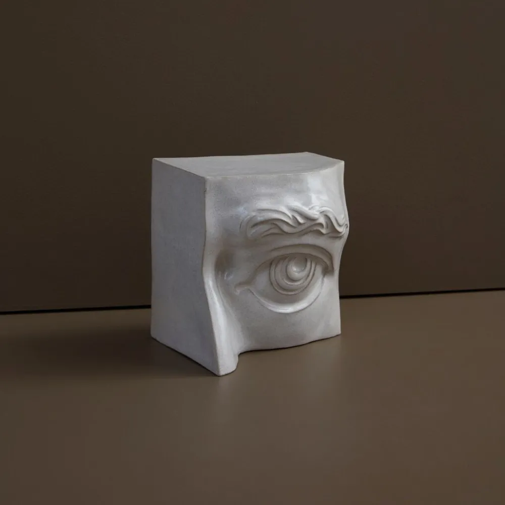 Laoru Laoru Andet Boligtilbehør|Keramik & Porcelæn>Bookend Left Eye Antique White