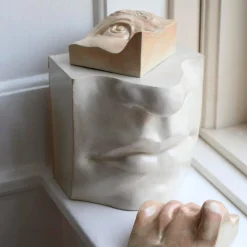 Laoru Laoru Andet Boligtilbehør|Keramik & Porcelæn>Bookend Mouth Antique White