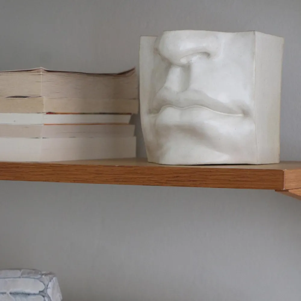 Laoru Laoru Andet Boligtilbehør|Keramik & Porcelæn>Bookend Mouth Antique White