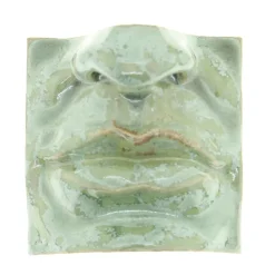 Laoru Laoru Keramik & Porcelæn>Mouth II Relief Copper Green