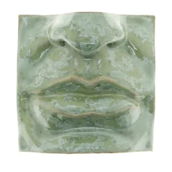 Laoru Laoru Keramik & Porcelæn>Mouth II Relief Copper Green