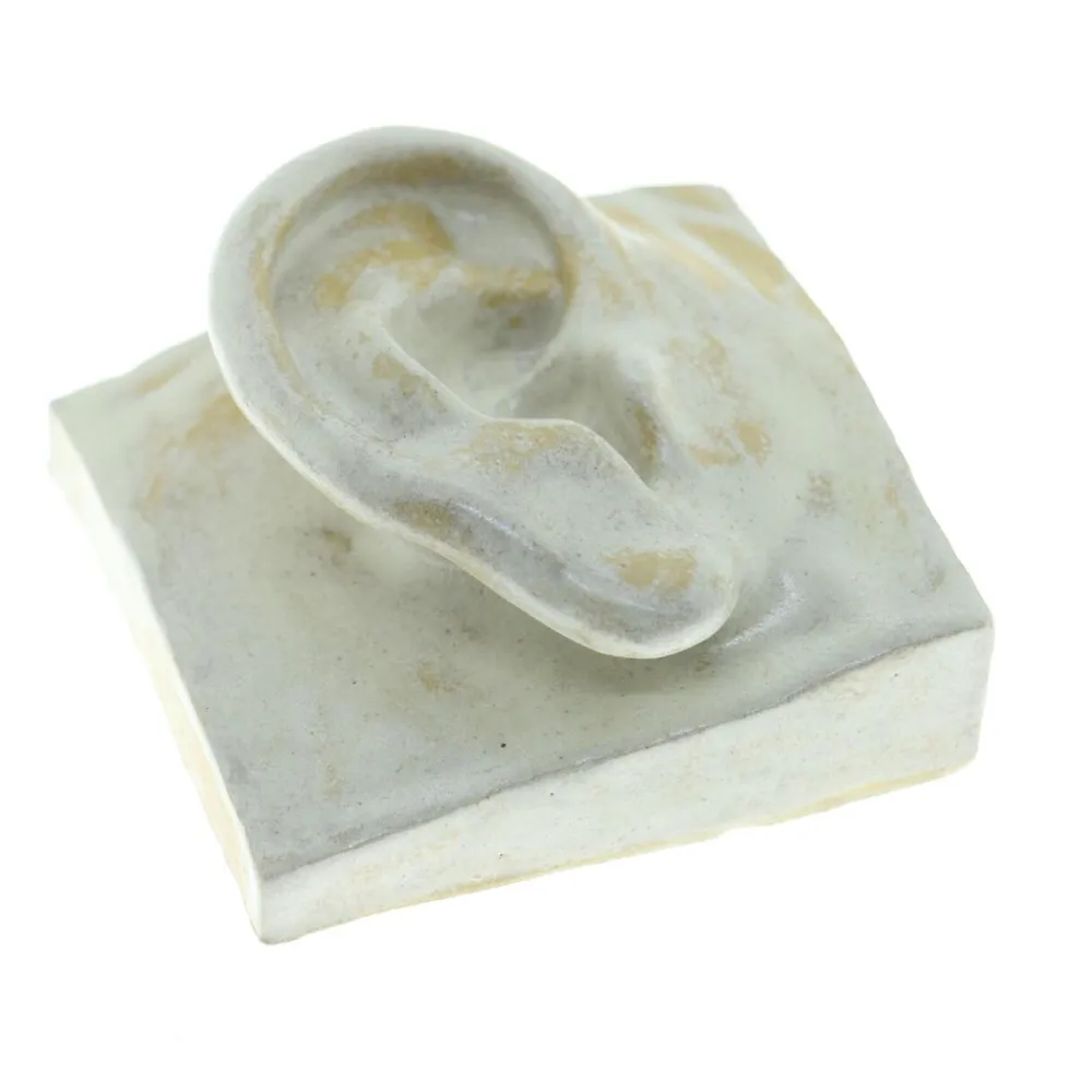 Laoru Laoru Keramik & Porcelæn>Right Ear Relief Antique White