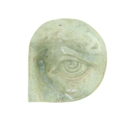 Laoru Laoru Keramik & Porcelæn>Rounded Eye Left Relief Crystal Green