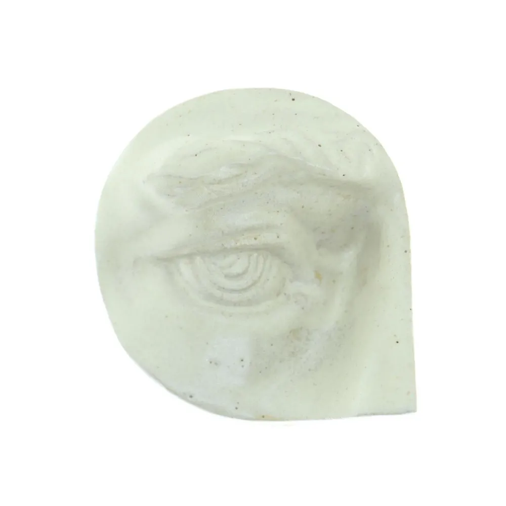 Laoru Laoru Keramik & Porcelæn>Rounded Eye Right Relief Antique White