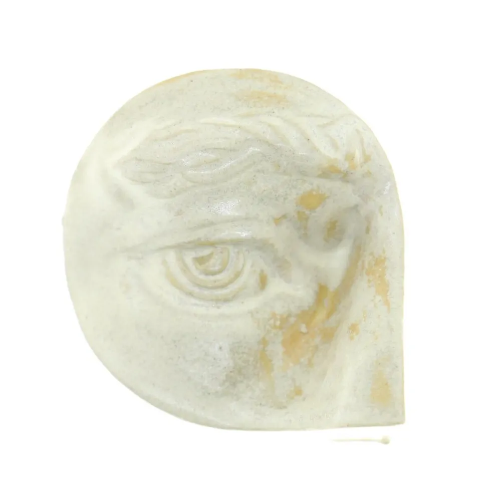 Laoru Laoru Keramik & Porcelæn>Rounded Eye Right Relief Antique White
