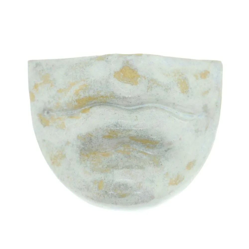 Laoru Laoru Keramik & Porcelæn>Small Mouth I Relief Antique White