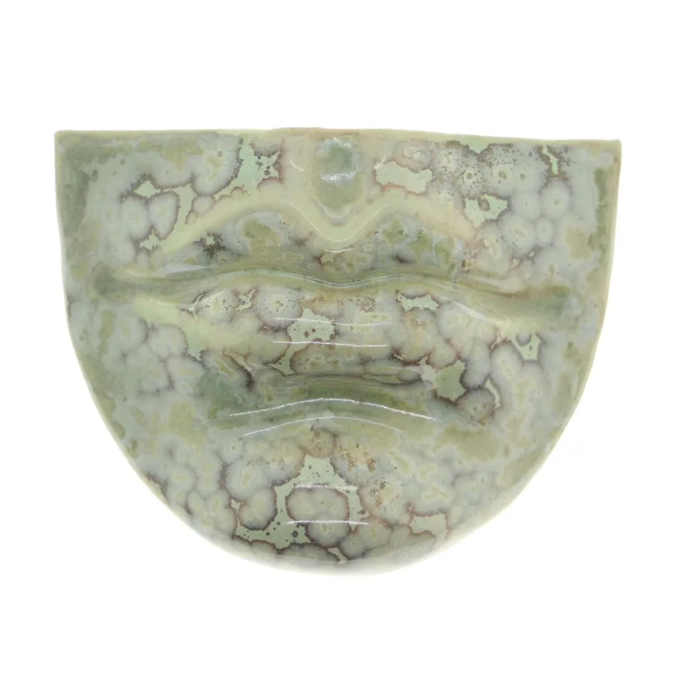 Laoru Laoru Keramik & Porcelæn>Small Mouth I Relief Crystal Green
