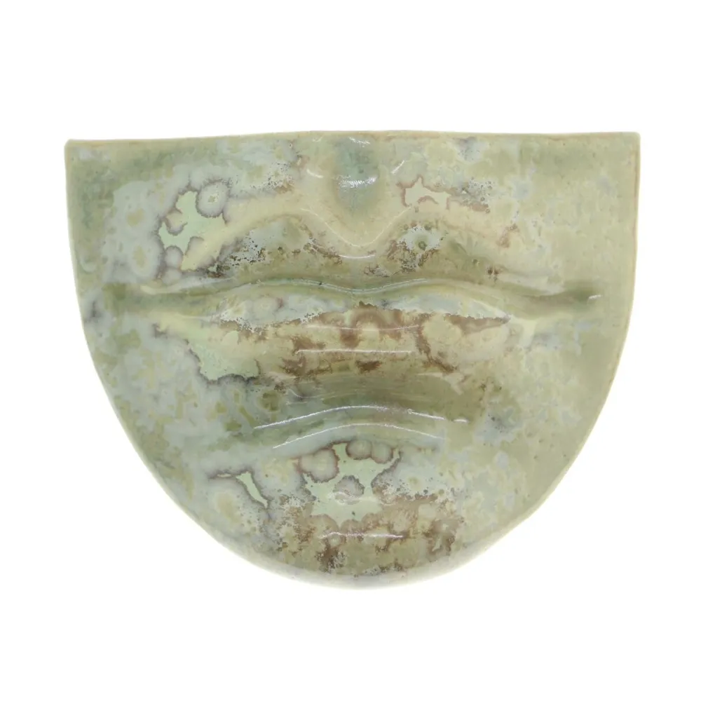 Laoru Laoru Keramik & Porcelæn>Small Mouth I Relief Crystal Green