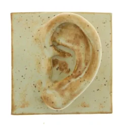 Laoru Laoru Andet Boligtilbehør|Keramik & Porcelæn>Square Ear Left Relief Warm Sand