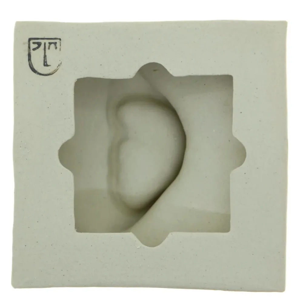 Laoru Laoru Andet Boligtilbehør|Keramik & Porcelæn>Square Ear Left Relief Warm Sand