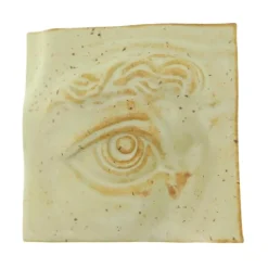 Laoru Laoru Andet Boligtilbehør|Keramik & Porcelæn>Square Eye Right Relief Warm Sand