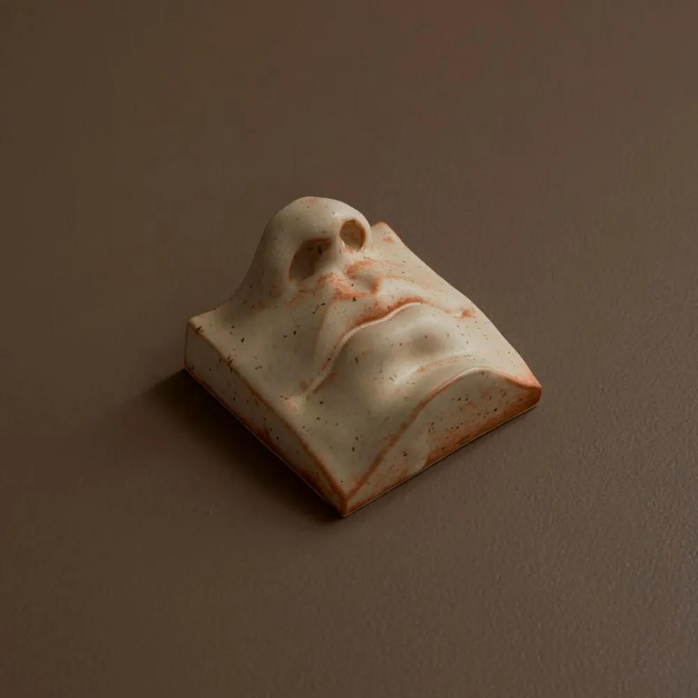 Laoru Laoru Andet Boligtilbehør|Keramik & Porcelæn>Square Mouth I Relief Warm Sand