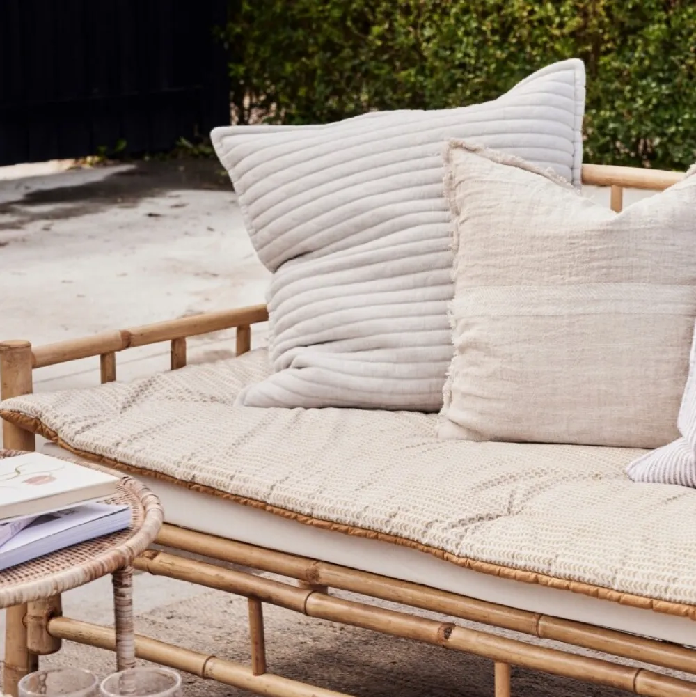 Lene Bjerre Design Udendørs>Ivenne Mattress Ochre/Linen Large
